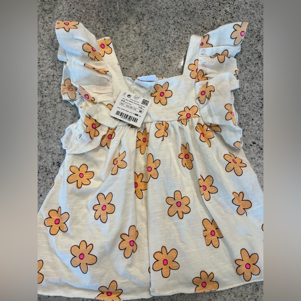 NWT! Zara outfit matching set little girl size 4-5 - Picture 4 of 5